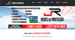 Desktop Screenshot of jrredesdeprotecao.com.br